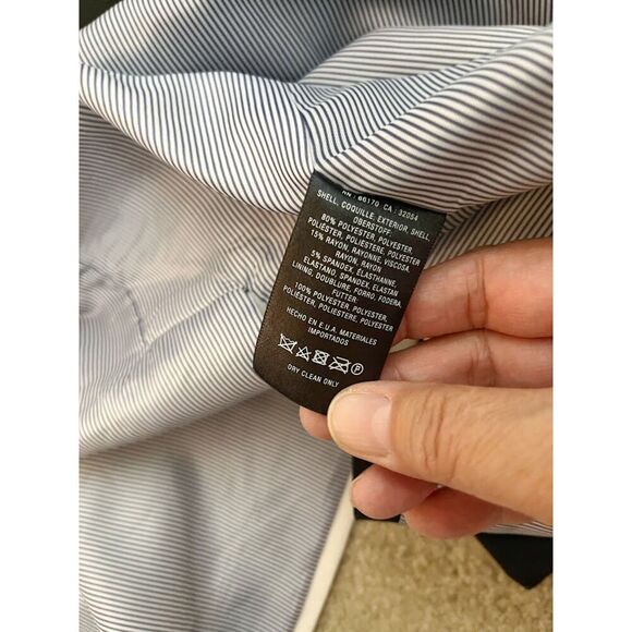 Elevenses Open Front Color Block Sleeveless Tailored Lined Pocket Tuxedo Vest - Picture 13 of 13